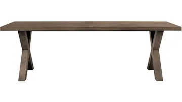 Spisebord Lindor 240x100 cm - Olieret grå egefiner - Møbler - Borde - Spisebord og køkkenbord