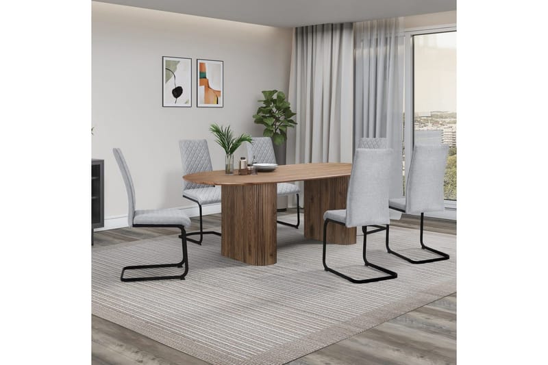 Spisebord Loft24 Bostonia spisebord aflangt 200x100 cm - Møbler - Borde - Spisebord og køkkenbord