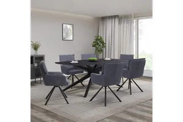 Spisebord Loft24 Dakona Spisebord rektangulært 200x100 cm - Møbler - Borde - Spisebord og køkkenbord