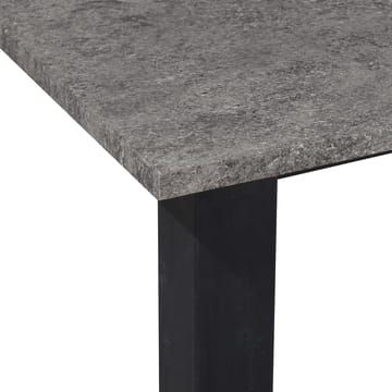 Spisebord Loft24 Durham Beton 120x80 cm - Betongrå og sort - Møbler - Borde - Spisebord og køkkenbord