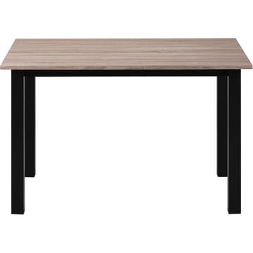 Spisebord Loft24 Durham Eg/sort 120x80 cm - Egebrun og sort - Møbler - Borde - Spisebord og køkkenbord