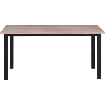 Spisebord Loft24 Durham Eg/sort 160x90 cm - Egebrun og sort - Møbler - Borde - Spisebord og køkkenbord