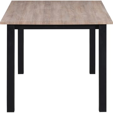 Spisebord Loft24 Durham Eg/sort 160x90 cm - Egebrun og sort - Møbler - Borde - Spisebord og køkkenbord