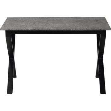 Spisebord Loft24 Ipswich Beton 120x80 cm - Betongrå og sort - Møbler - Borde - Spisebord og køkkenbord