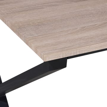 Spisebord Loft24 Ipswich Eg/sort 120x80 cm - Eg og sort - Møbler - Borde - Spisebord og køkkenbord