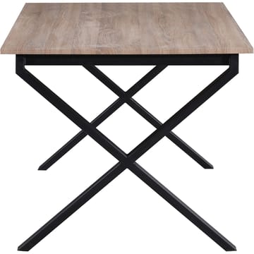 Spisebord Loft24 Ipswich Eg/sort 160x90 cm - Eg og sort - Møbler - Borde - Spisebord og køkkenbord