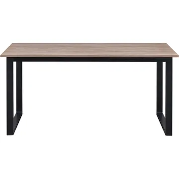 Spisebord Loft24 Luton Eg/sort 160x90 cm - Eg og sort - Møbler - Borde - Spisebord og køkkenbord