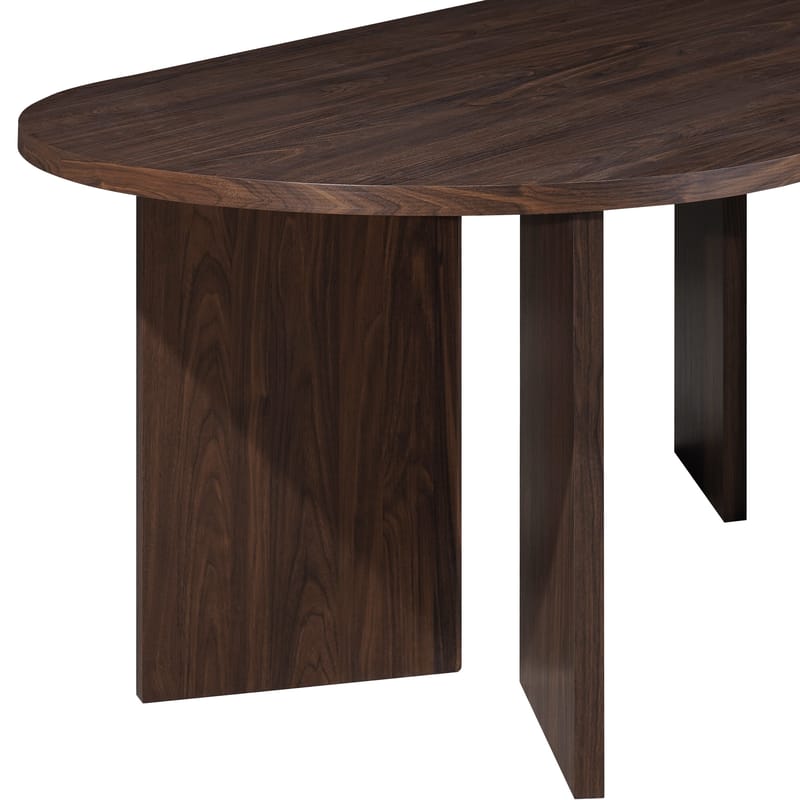 SPISEBORD Loft24 WIGAN 200 x 100 cm - Valnød - Møbler - Borde - Spisebord og køkkenbord