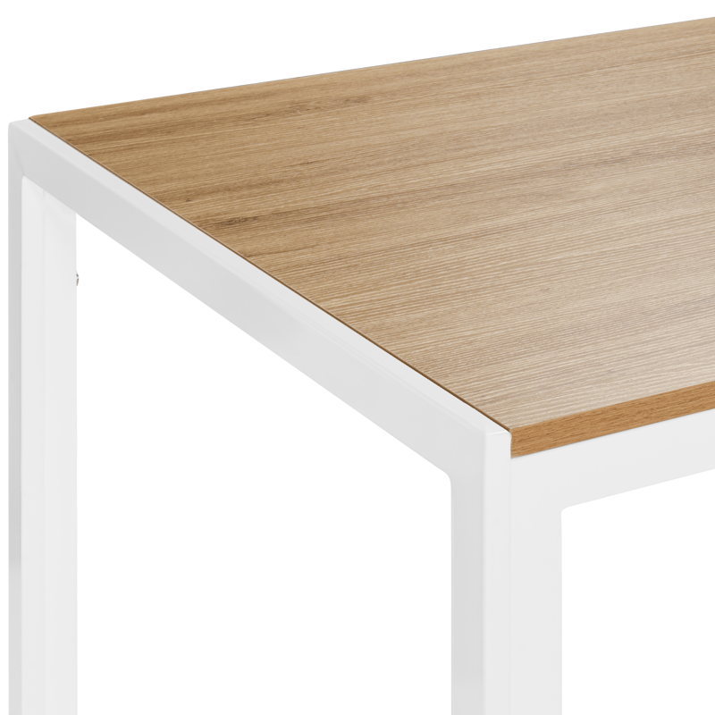 Spisebord Mann 120 cm - Lysebrun, hvid - Møbler - Borde - Spisebord og køkkenbord