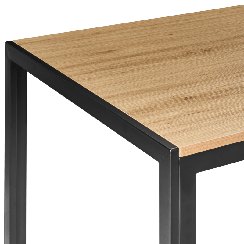 Spisebord Mann 120 cm - Lysebrun, sort - Møbler - Borde - Spisebord og køkkenbord