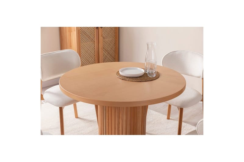 Spisebord Masazumi Bøg - Brun - Møbler - Borde - Spisebord og køkkenbord