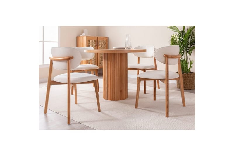 Spisebord Masazumi Bøg - Brun - Møbler - Borde - Spisebord og køkkenbord