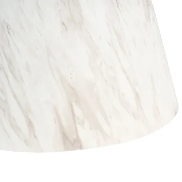 Spisebord Mere 120 cm - Hvid marmor - Møbler - Borde - Spisebord og køkkenbord