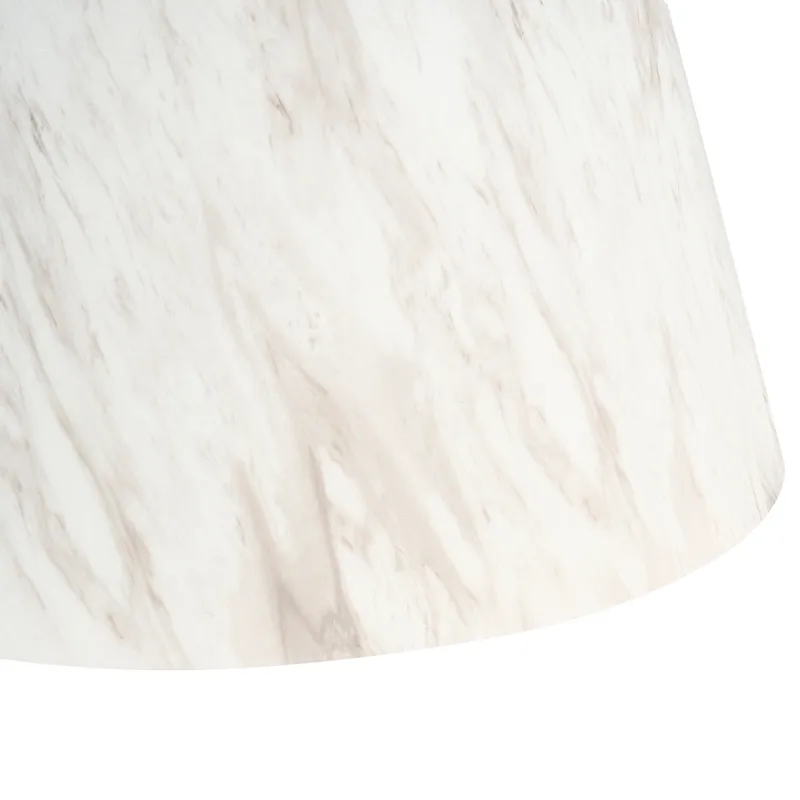 Spisebord Mere 120 cm - Hvid marmor - Møbler - Borde - Spisebord og køkkenbord