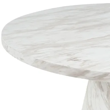 Spisebord Mere 120 cm - Hvid marmor - Møbler - Borde - Spisebord og køkkenbord