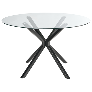 Spisebord Meston 120 cm - Sort - Møbler - Borde - Spisebord og køkkenbord
