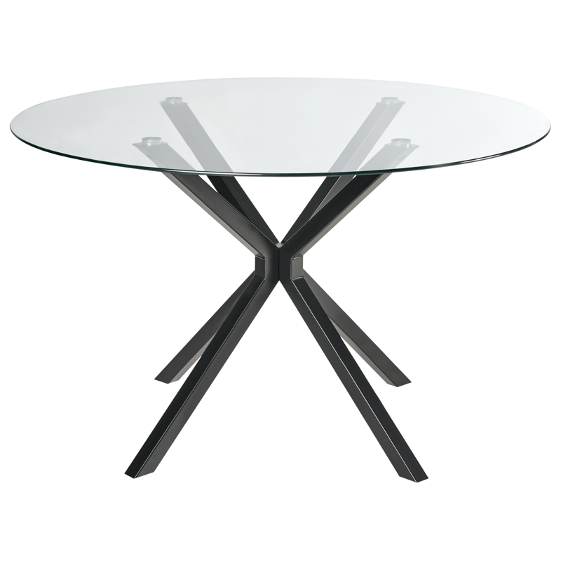 Spisebord Meston 120 cm - Sort - Møbler - Borde - Spisebord og køkkenbord