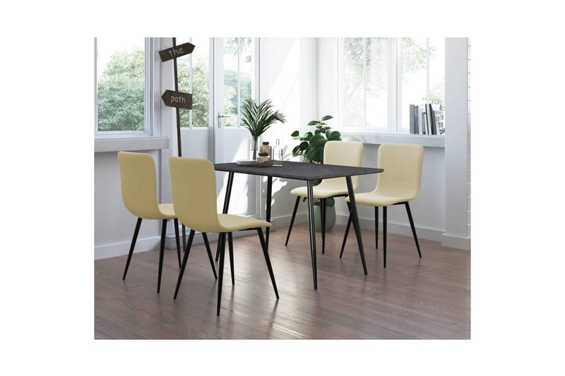 Spisebord Monza 120x80x76 cm, Sildebensmønster Gråeg/Sort - 120x80x76 cm, Sildebensmønster Gråeg/Sort - Møbler - Borde - Spisebord og køkkenbord