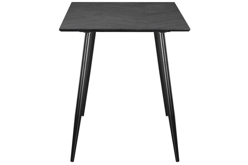 Spisebord Monza 120x80x76 cm, Sildebensmønster Gråeg/Sort - 120x80x76 cm, Sildebensmønster Gråeg/Sort - Møbler - Borde - Spisebord og køkkenbord