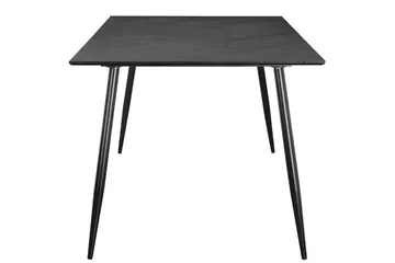 Spisebord Monza 160x90x76 cm, Sildebensmønster Gråeg/Sort - 160x90x76 cm, Sildebensmønster Gråeg/Sort - Møbler - Borde - Spisebord og køkkenbord