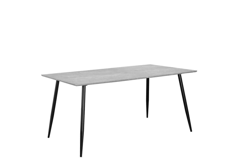 Spisebord Monza 160x90x76 cm, Sten/Sort - 160x90x76 cm, Sten/Sort - Møbler - Borde - Spisebord og køkkenbord