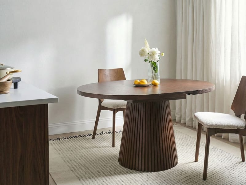 Spisebord Moore 160 cm - Mørkebrun - Møbler - Borde - Spisebord og køkkenbord