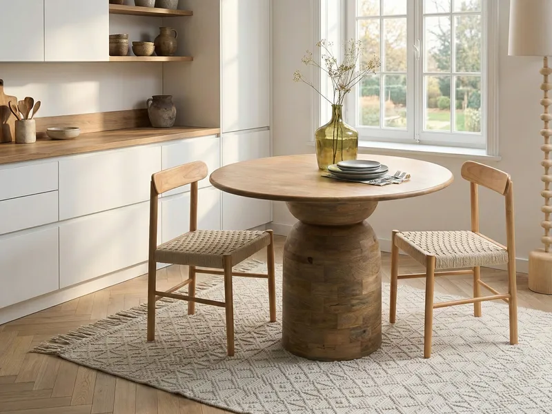 Spisebord Murtle 110 cm - Lysebrun - Møbler - Borde - Spisebord og køkkenbord