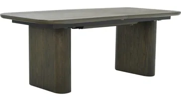 Spisebord NFG Aldon 200x100 + 80 cm Brun Med tilläggsskiva - Brun - Møbler - Borde - Spisebord og køkkenbord