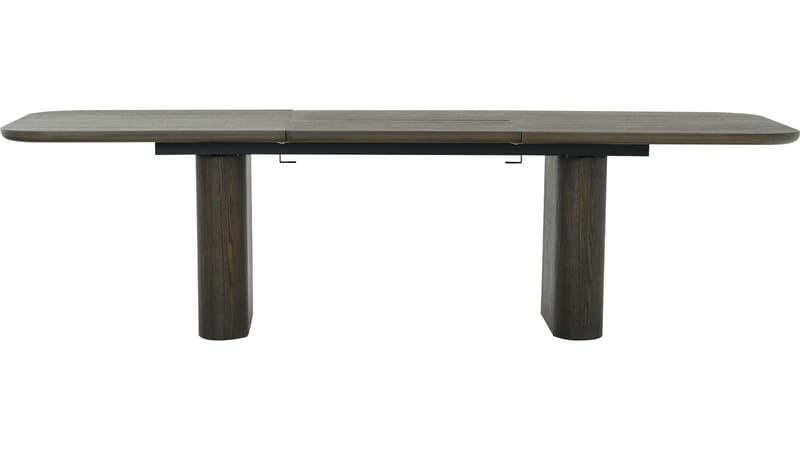 Spisebord NFG Aldon 200x100 + 80 cm Brun Med tilläggsskiva - Brun - Møbler - Borde - Spisebord og køkkenbord