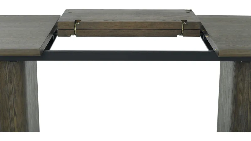 Spisebord NFG Aldon 200x100 + 80 cm Brun Med tilläggsskiva - Brun - Møbler - Borde - Spisebord og køkkenbord