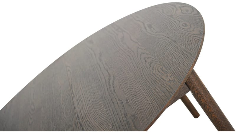 Spisebord Nordal 130+50+50 cm - Brunlakeret - Møbler - Borde - Spisebord og køkkenbord