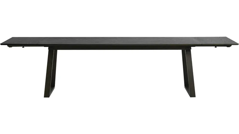 Spisebord Norvik 220+50+50 cm, Brunlakeret Eg