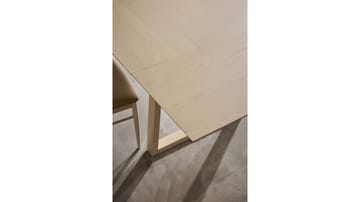 Spisebord Norvik 220+50+50 cm - Hvidpigmenteret Eg - Møbler - Borde - Spisebord og køkkenbord