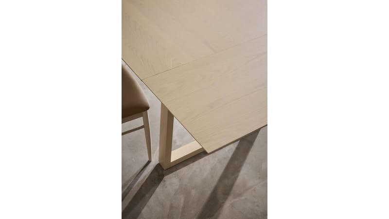Spisebord Norvik 220+50+50 cm - Hvidpigmenteret Eg - Møbler - Borde - Spisebord og køkkenbord