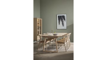Spisebord Norvik 220+50+50 cm - Hvidpigmenteret Eg - Møbler - Borde - Spisebord og køkkenbord