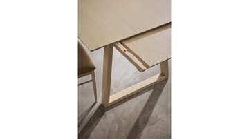 Spisebord Norvik 220+50+50 cm - Hvidpigmenteret Eg - Møbler - Borde - Spisebord og køkkenbord