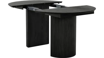 Spisebord Odmark 105 cm - Sortlakeret Ask - Møbler - Borde - Spisebord og køkkenbord
