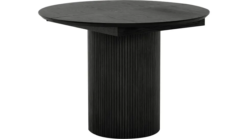 Spisebord Odmark 105 cm, Sortlakeret Ask