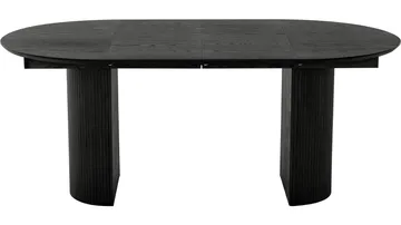 Spisebord Odmark 105 cm - Sortlakeret Ask - Møbler - Borde - Spisebord og køkkenbord