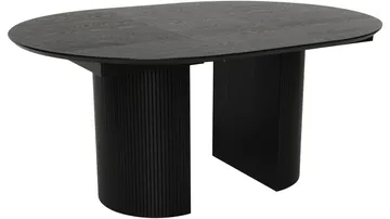 Spisebord Odmark 120 cm - Sortlakeret ask - Møbler - Borde - Spisebord og køkkenbord