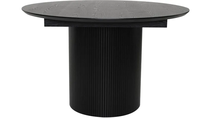 Spisebord Odmark 120 cm, Sortlakeret ask