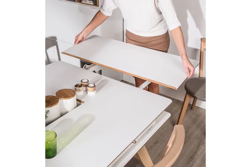 4You Bord 140x100 cm Hvid - VOX - Møbler - Borde - Spisebord og køkkenbord