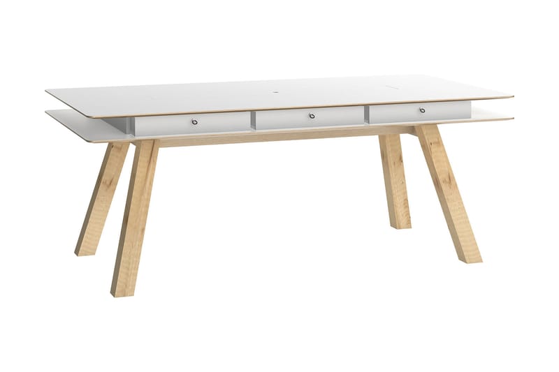 4You Bord 200x100 cm Hvid - VOX - Møbler - Borde - Spisebord og køkkenbord