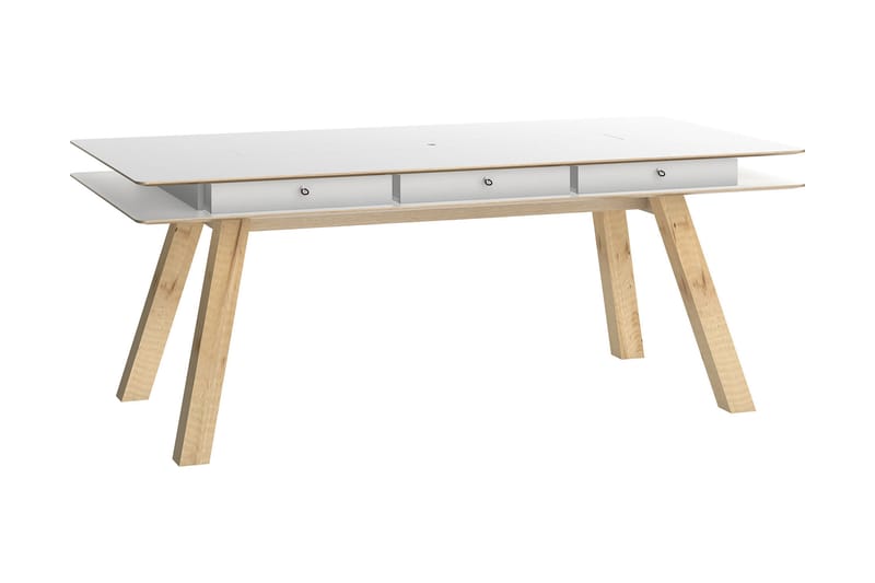 4You Bord 200x100 cm Hvid - VOX - Spisebord og køkkenbord