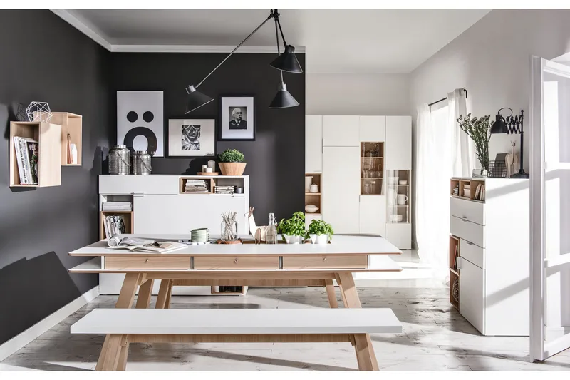 4You Bord 200x100 cm Hvid - VOX - Møbler - Borde - Spisebord og køkkenbord