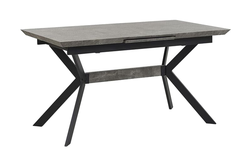 Abenson Spisebord 180 cm Sammenfoldeligt - Grå/Sort - Møbler - Borde - Spisebord og køkkenbord