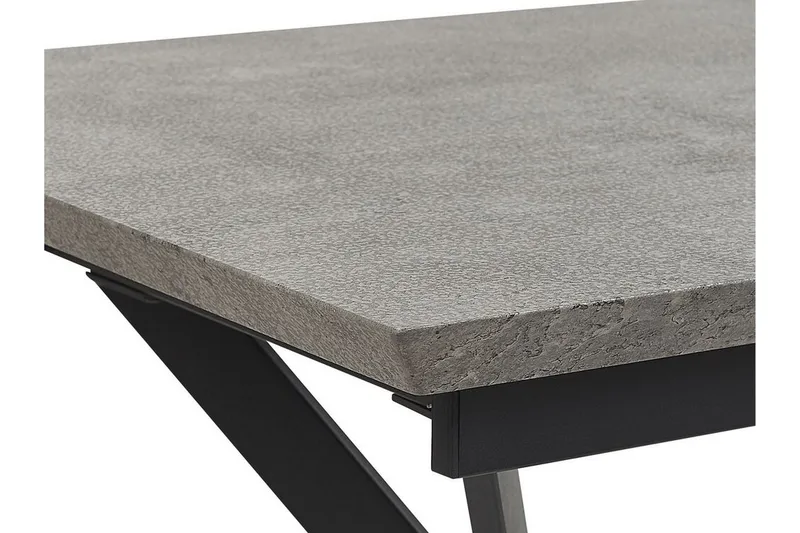 Abenson Spisebord 180 cm Sammenfoldeligt - Grå/Sort - Møbler - Borde - Spisebord og køkkenbord