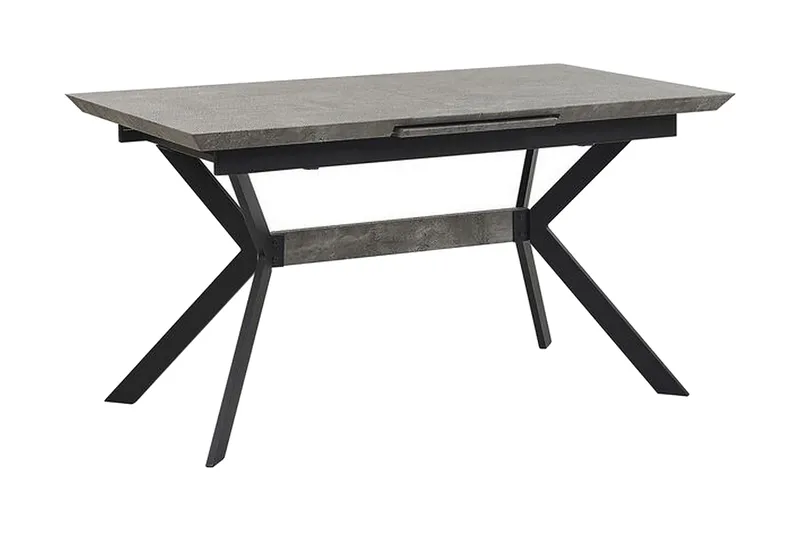 Abenson Spisebord 180 cm Sammenfoldeligt - Grå/Sort - Møbler - Borde - Spisebord og køkkenbord