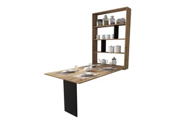 Abi Spisebord 149 cm - Træ/Natur/Sort - Møbler - Borde - Spisebord og køkkenbord