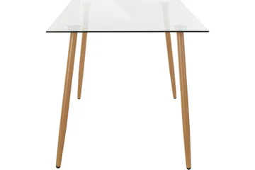Abia spisebord 140 cm Glas - Brun - Møbler - Borde - Spisebord og køkkenbord